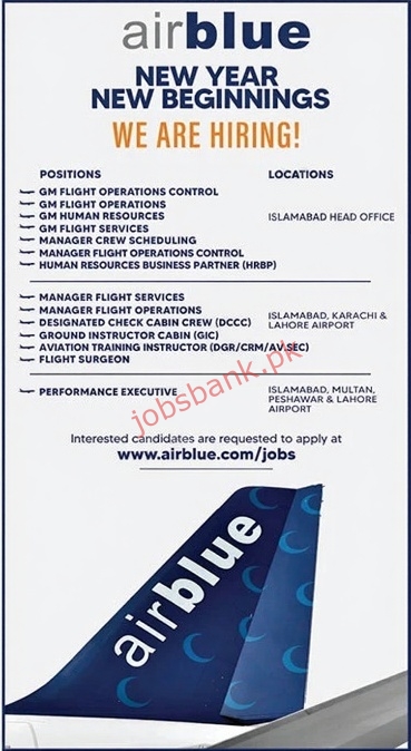 Air Blue Jobs